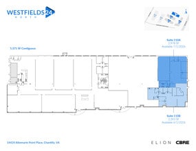 14428 Albemarle Point Pl, Chantilly, VA à louer Plan d’étage– Image 1 sur 1