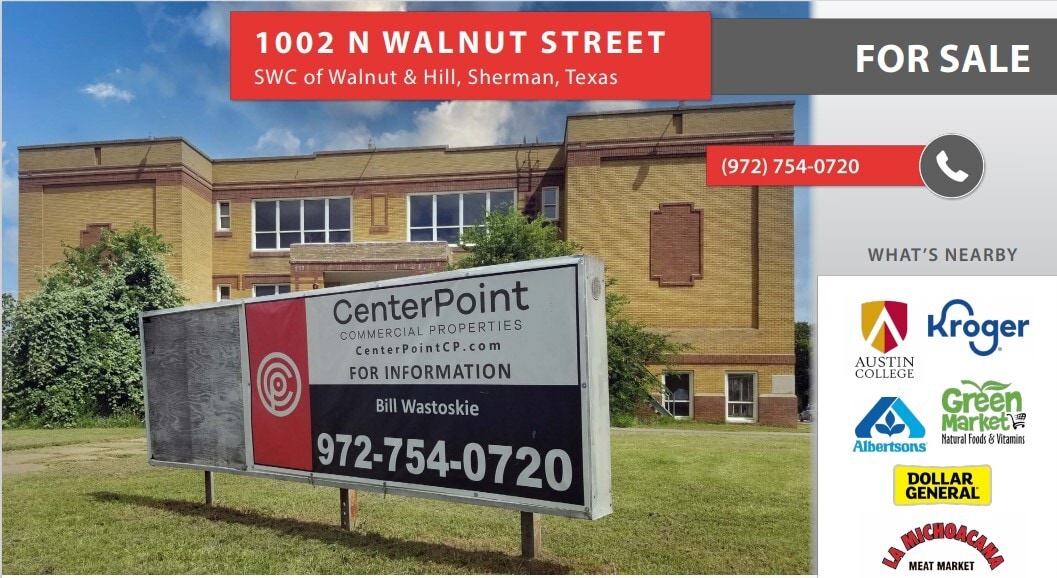 1002 N Walnut St, Sherman, TX à vendre Photo principale– Image 1 sur 4