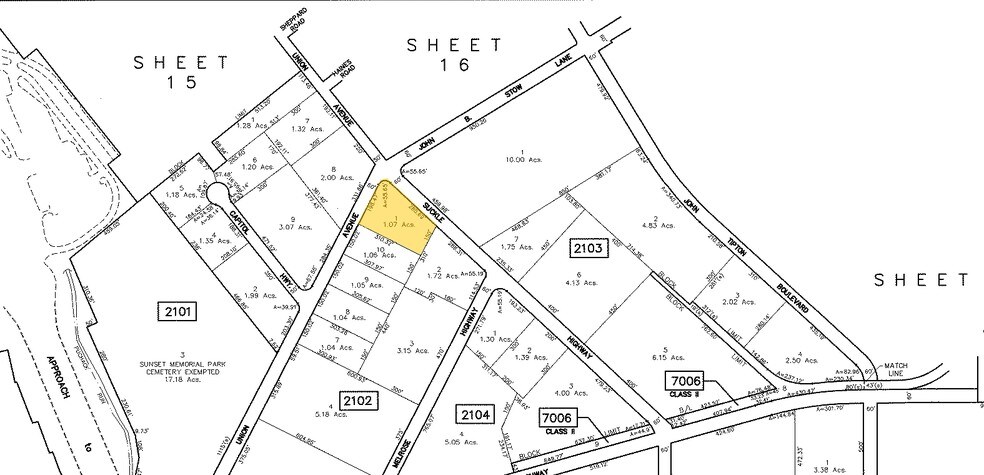 8192 National Hwy, Pennsauken, NJ à louer - Plan cadastral – Image 3 sur 3