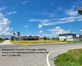 Plus de détails pour 7 1/2 Mile Rd & Termini San Luis Pass Rd, Galveston, TX - Terrain à vendre