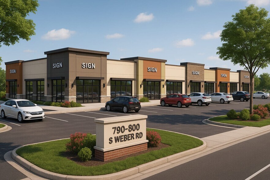 790 S Weber Rd, Romeoville, IL à louer - Photo de l’immeuble – Image 1 sur 11