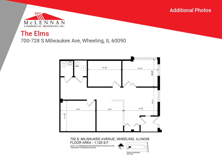 700-728 S Milwaukee Ave, Wheeling, IL à louer Plan d’étage– Image 1 sur 1