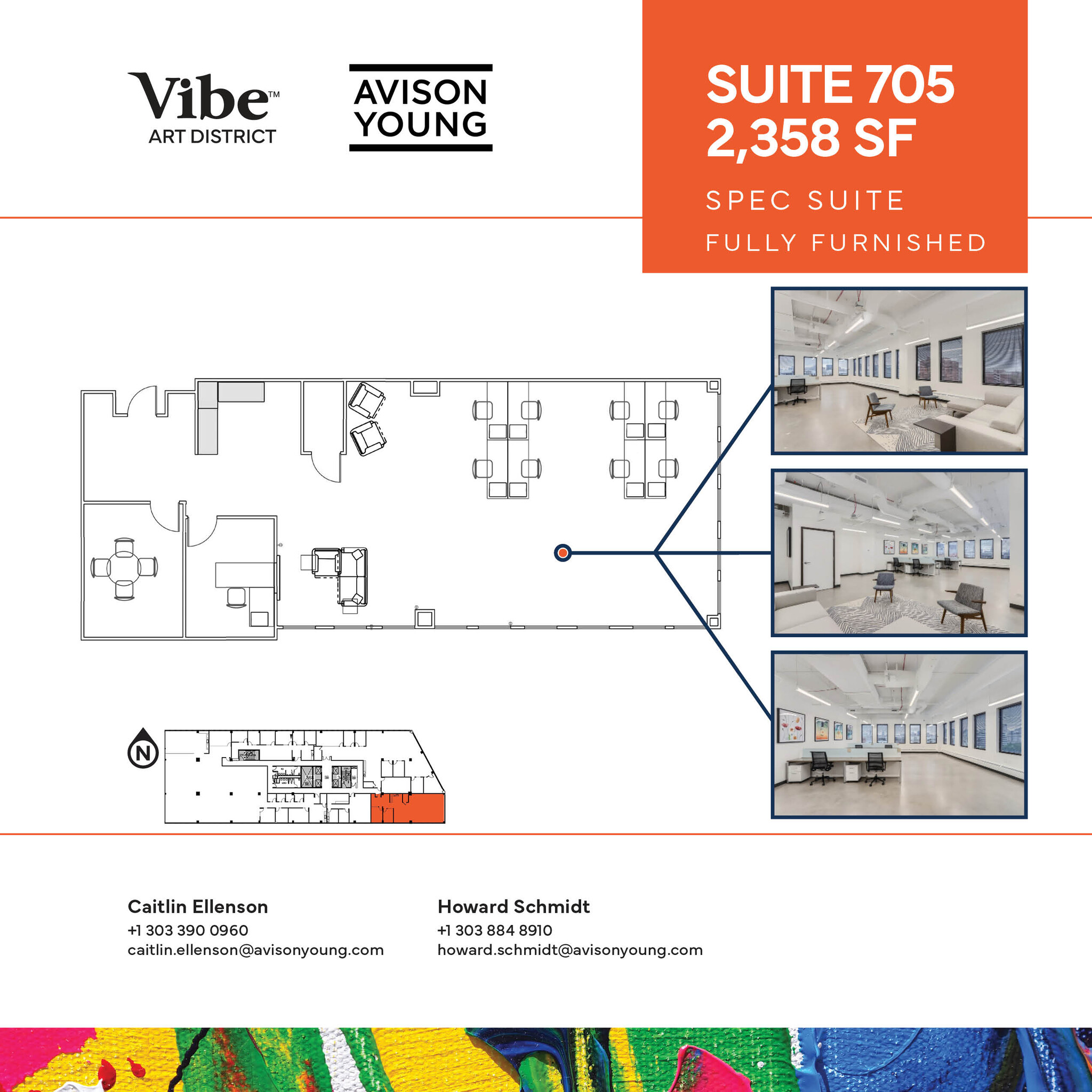 1391 N Speer Blvd, Denver, CO à louer Plan d’étage– Image 1 sur 13