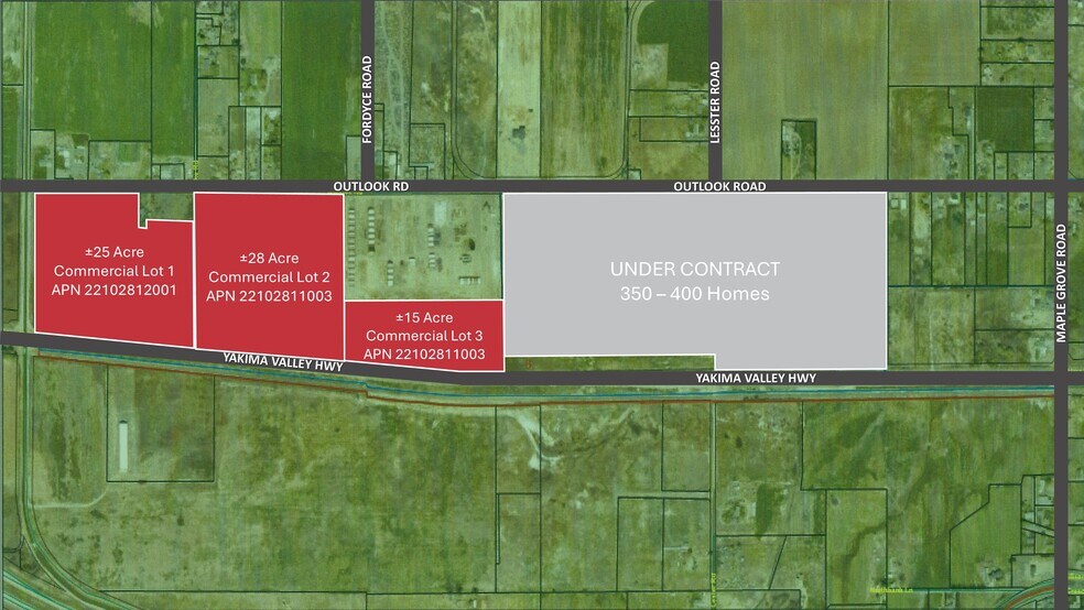 TBD Outlook Rd Land, Sunnyside, WA à vendre - Plan de site – Image 3 sur 38