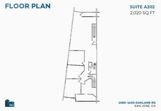 1580 Oakland Rd, San Jose, CA à louer Plan d’étage– Image 1 sur 1