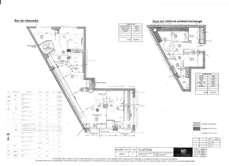 Local commercial dans Cagnes-sur-Mer à louer - Plan d’étage – Image 2 sur 2