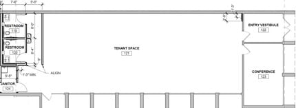 6910 S Madison St, Willowbrook, IL à louer Plan d’étage– Image 1 sur 1