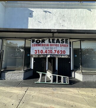 Plus de détails pour 2619-2621 W Manchester Blvd, Inglewood, CA - Bureau/Local commercial, Local commercial à louer