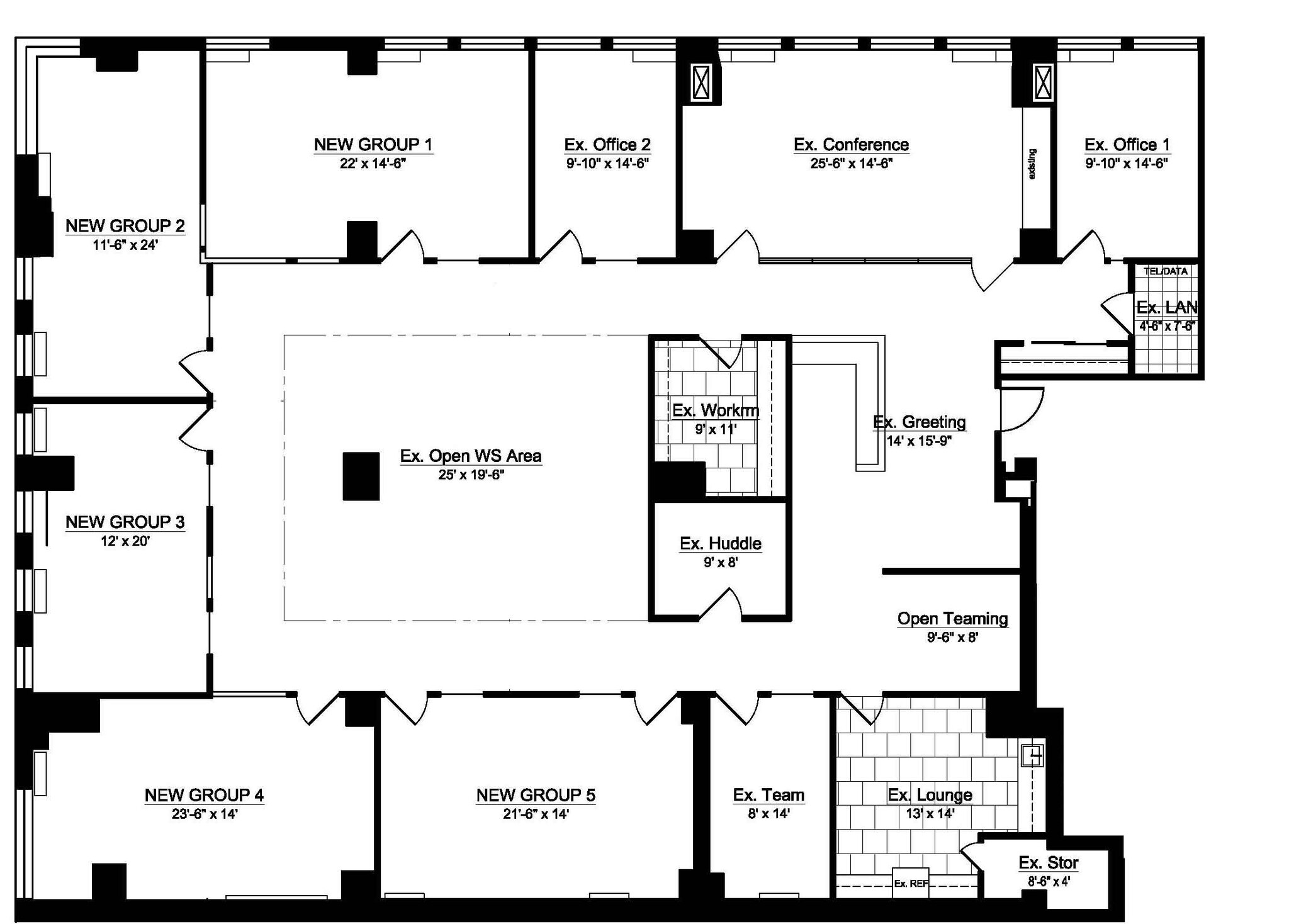 1625 K St NW, Washington, DC à louer Plan d’étage– Image 1 sur 1