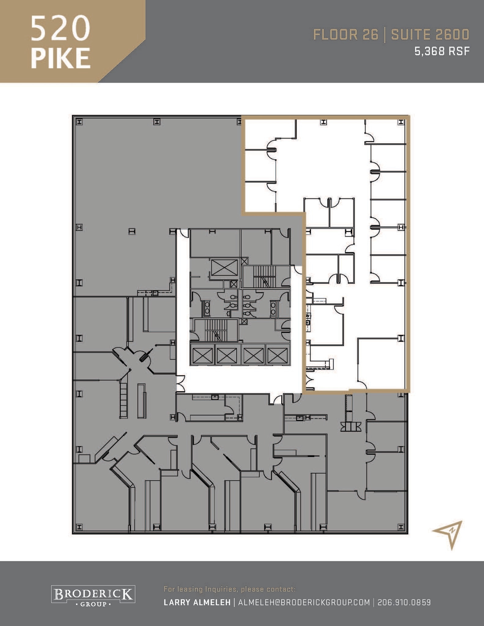 520 Pike St, Seattle, WA à louer Plan d’étage– Image 1 sur 1