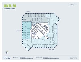 1301 McKinney St, Houston, TX à louer Plan d’étage– Image 1 sur 1