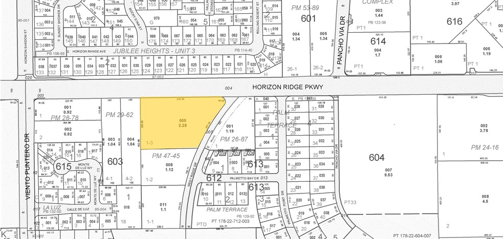 0 Horizon Ridge Pky, Henderson, NV à vendre - Plan cadastral – Image 2 sur 6