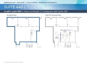 1415 L St, Sacramento, CA à louer Plan d’étage– Image 1 sur 2