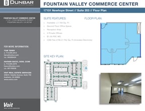 17151 Newhope St, Fountain Valley, CA à louer Plan d’étage– Image 2 sur 2