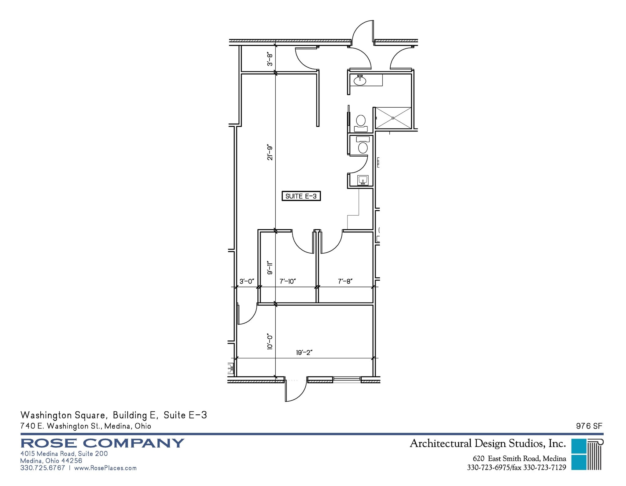 740-750 E Washington St, Medina, OH à louer Plan d’étage– Image 1 sur 5