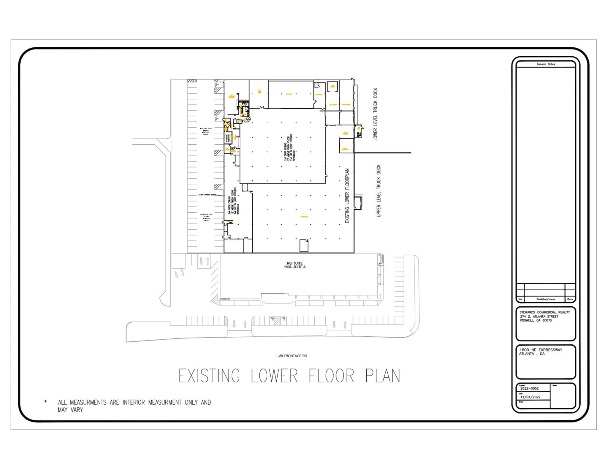 1800 Northeast Expy, Atlanta, GA à louer Plan de site– Image 1 sur 1