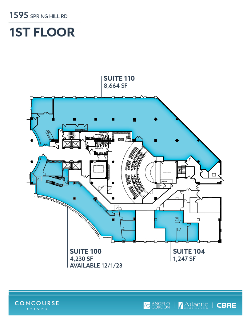 1595 Spring Hill Rd, Vienna, VA à louer Plan d’étage– Image 1 sur 1