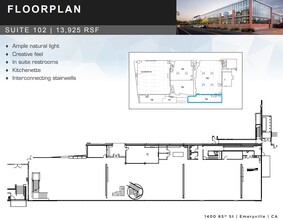 1400 65th St, Emeryville, CA à louer Plan d’étage– Image 1 sur 1