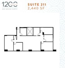2-564 Oakbrook Ctr, Oak Brook, IL à louer Plan d’étage– Image 1 sur 1