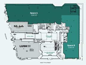 2175 Broadway, New York, NY à louer Plan d’étage– Image 2 sur 2