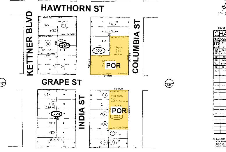 1970 Columbia St, San Diego, CA à louer - Plan cadastral – Image 3 sur 6