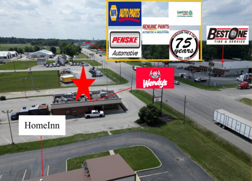 6824 Lincoln Hwy, Fort Wayne, IN à vendre - Photo de l’immeuble – Image 2 sur 7