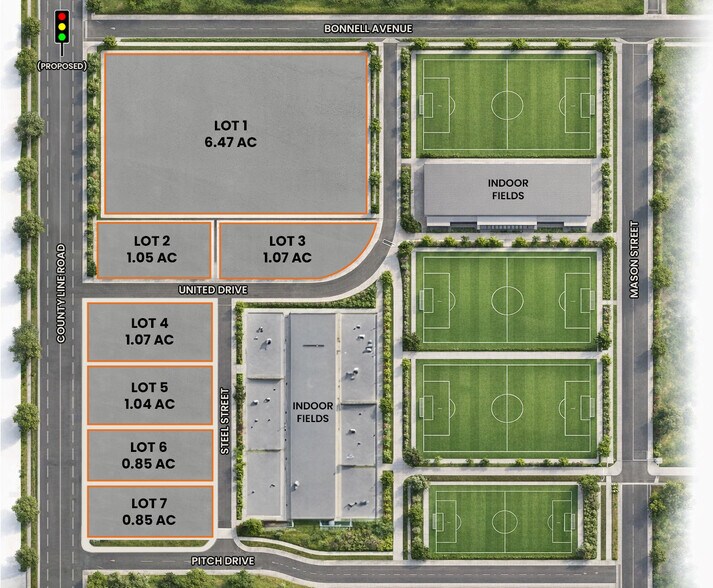 SEC County Line Rd. & Bonnell Ave, Erie, CO à vendre - Plan de site – Image 3 sur 4