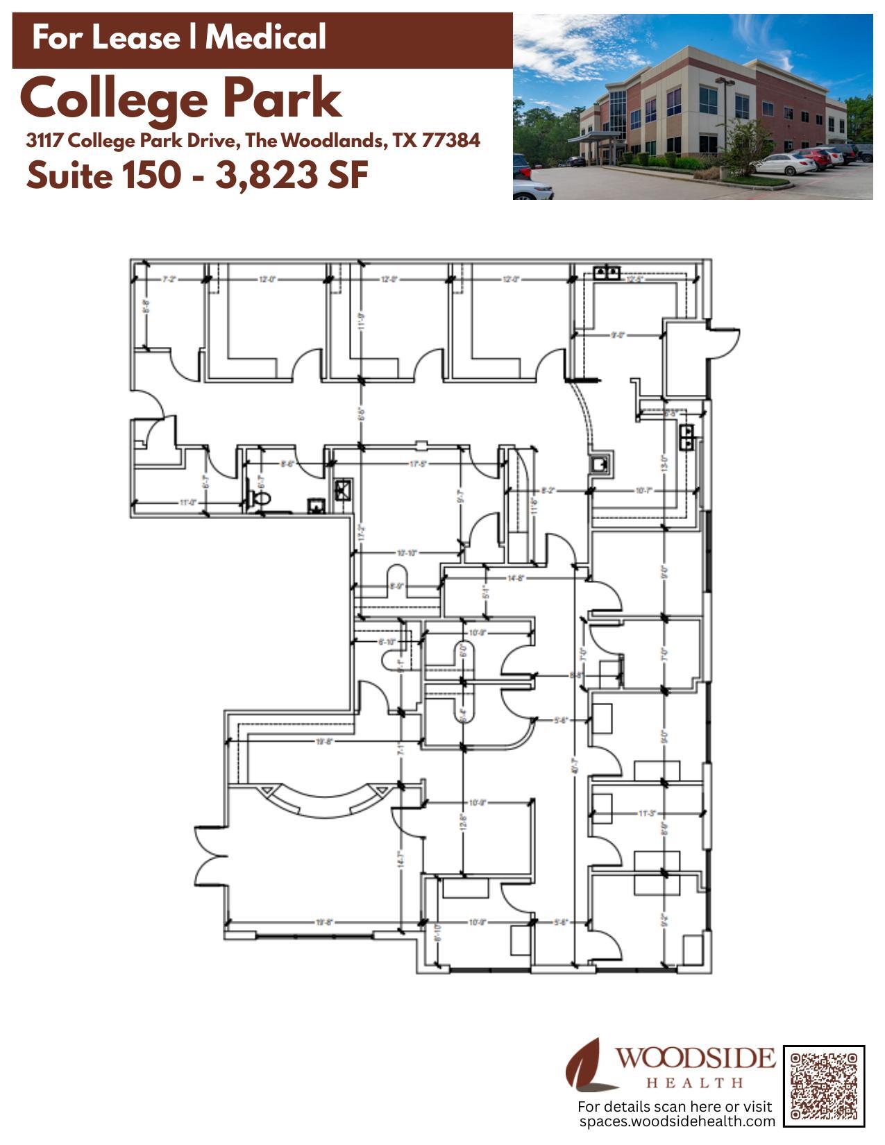 3117 College Park Dr, The Woodlands, TX à louer Plan d’étage– Image 1 sur 1