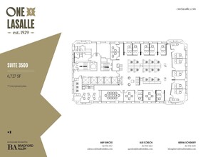 1 N La Salle St, Chicago, IL à louer Plan d’étage– Image 2 sur 6