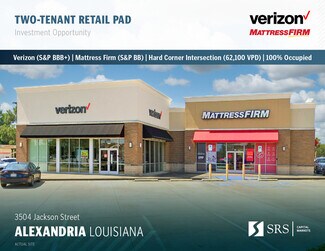 Plus de détails pour 3504 Jackson Street Ext, Alexandria, LA - Local commercial à vendre