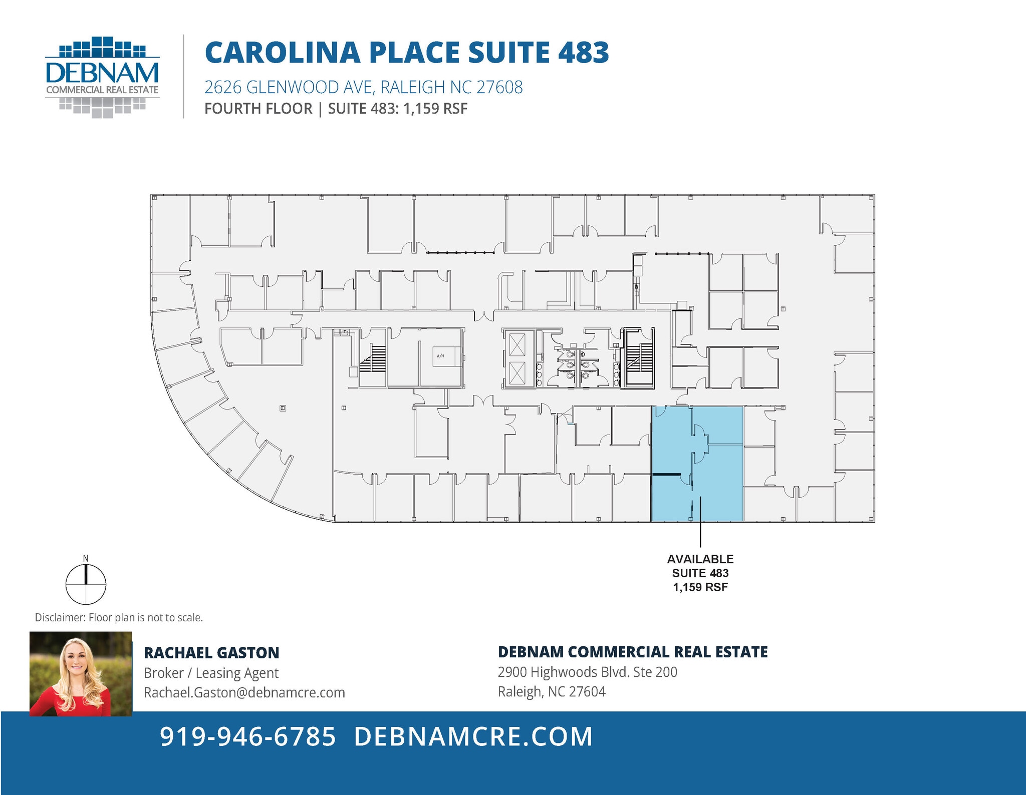 2626 Glenwood Ave, Raleigh, NC à louer Plan d’étage– Image 1 sur 1