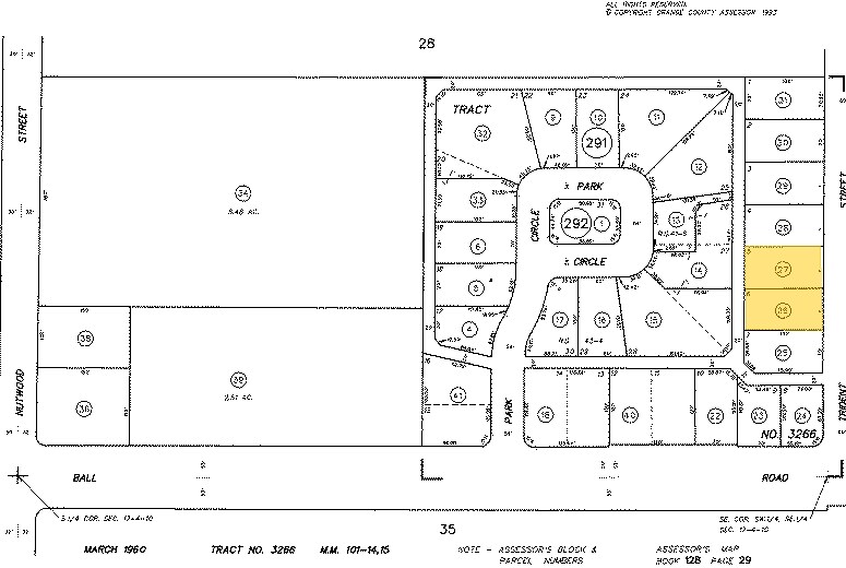 931-935 S Trident St, Anaheim, CA à vendre - Plan cadastral – Image 2 sur 10