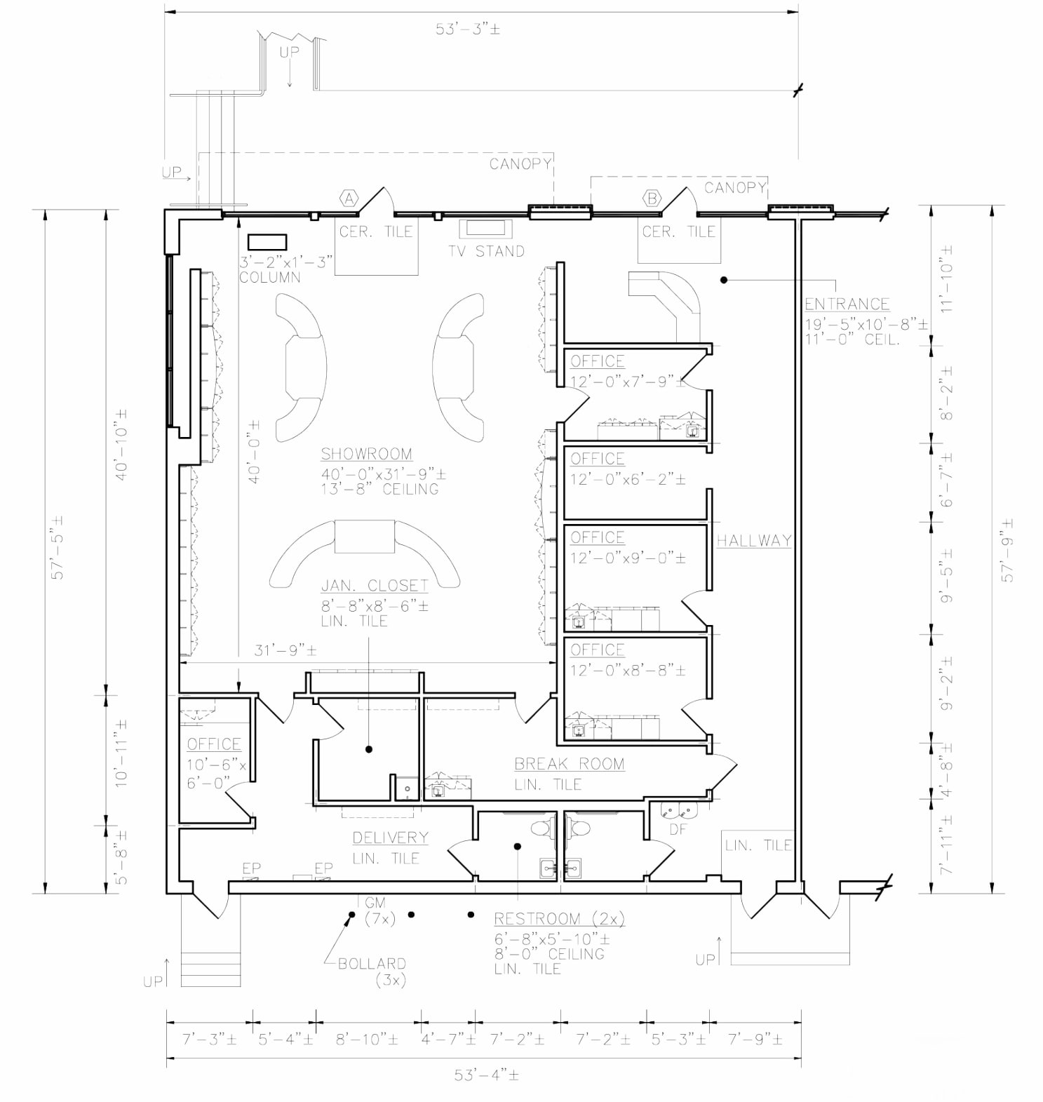 5504 Menaul Blvd NE, Albuquerque, NM à louer Plan d’étage– Image 1 sur 1