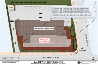 646 River Rd, Fair Haven, NJ à louer Plan de site– Image 1 sur 1