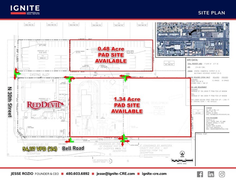 NEC Bell Rd, Phoenix, AZ à louer - Plan de site – Image 3 sur 4