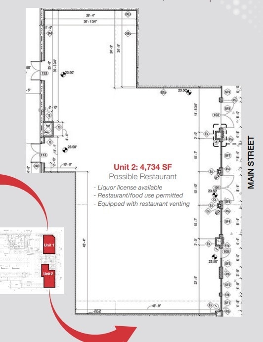 321 Main St, Hackensack, NJ à louer Plan d’étage– Image 1 sur 1