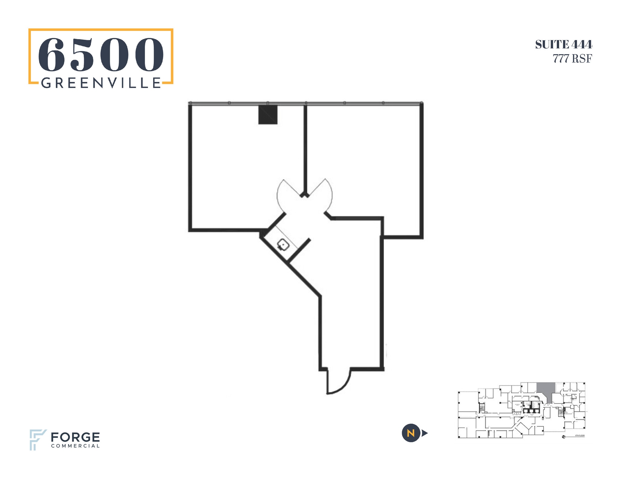 6500 Greenville Ave, Dallas, TX à louer Plan d’étage– Image 1 sur 1