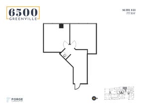 6500 Greenville Ave, Dallas, TX à louer Plan d’étage– Image 1 sur 1