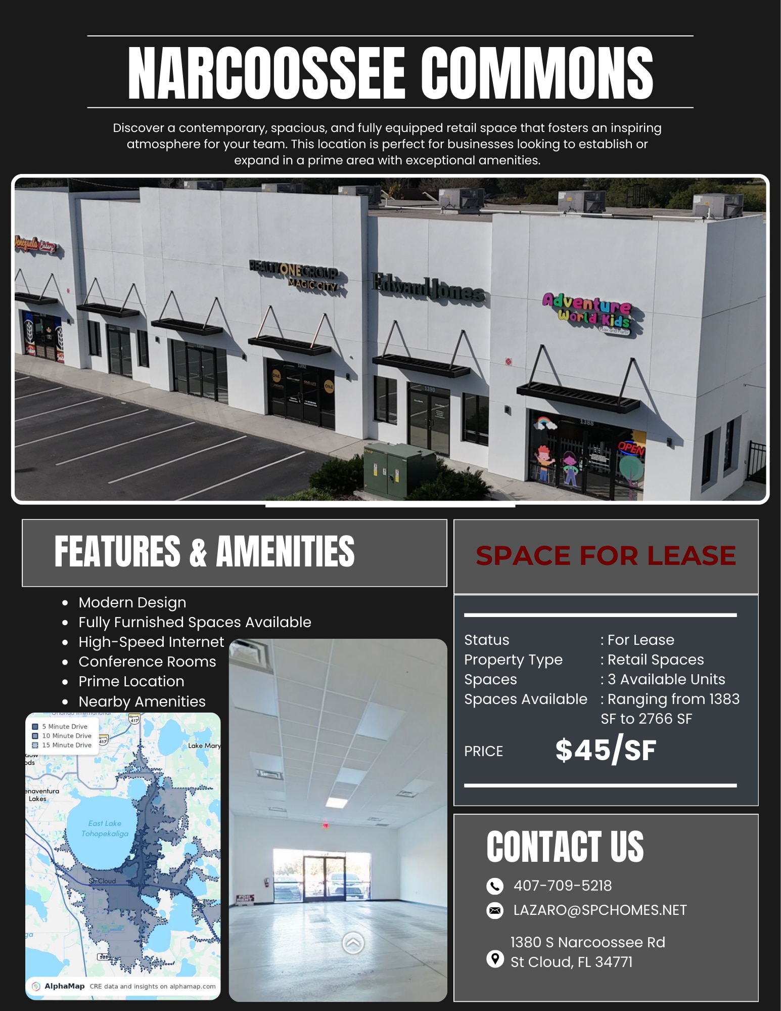 1340 S Narcoossee Rd, Saint Cloud, FL à louer Autre– Image 1 sur 1