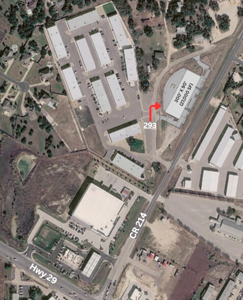 293 County Road 214, Liberty Hill, TX à louer - Aérien – Image 2 sur 3