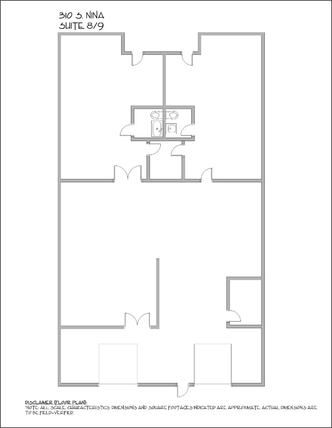 325 S Westwood St, Mesa, AZ à louer Plan d’étage– Image 1 sur 1