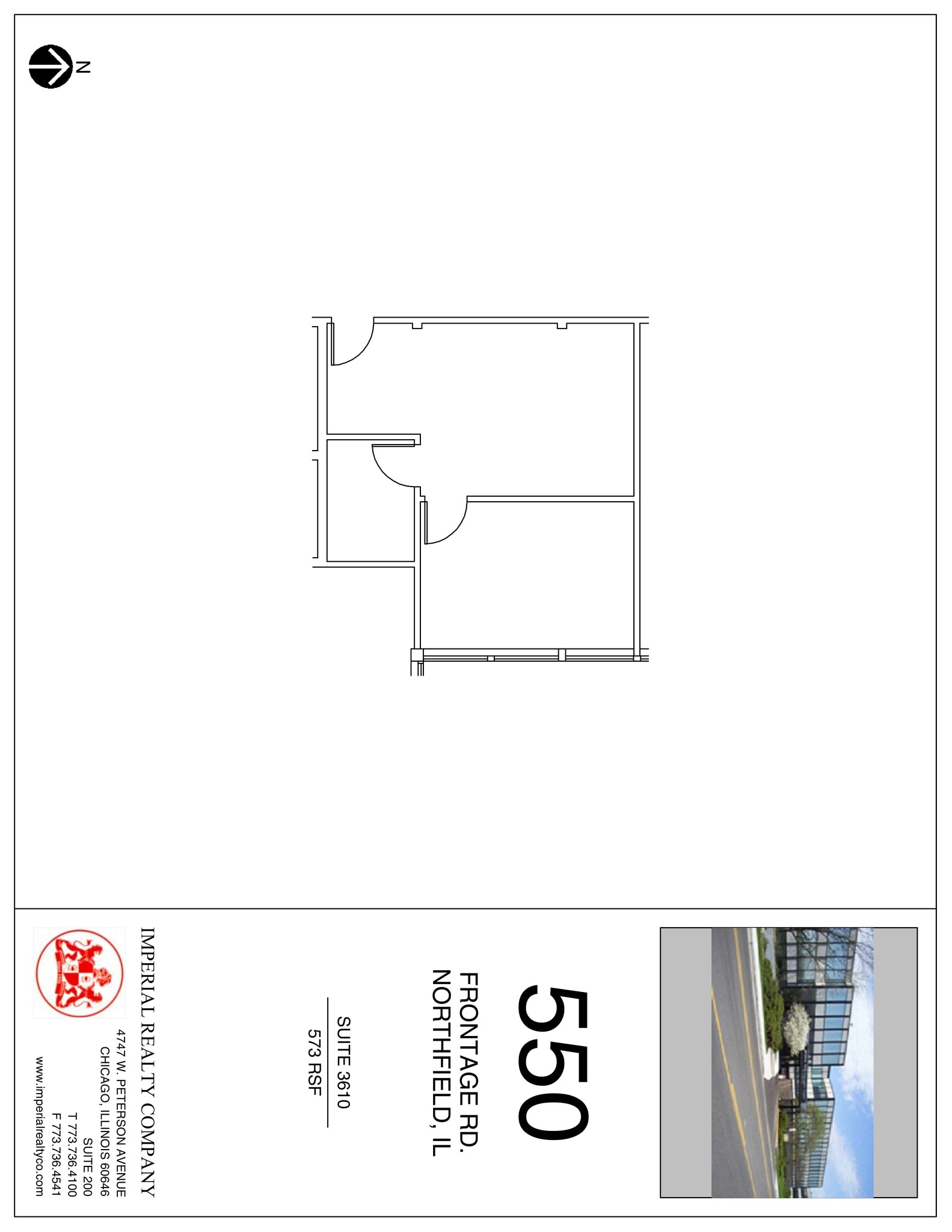 540-550 W Frontage Rd, Northfield, IL à louer Plan de site– Image 1 sur 1