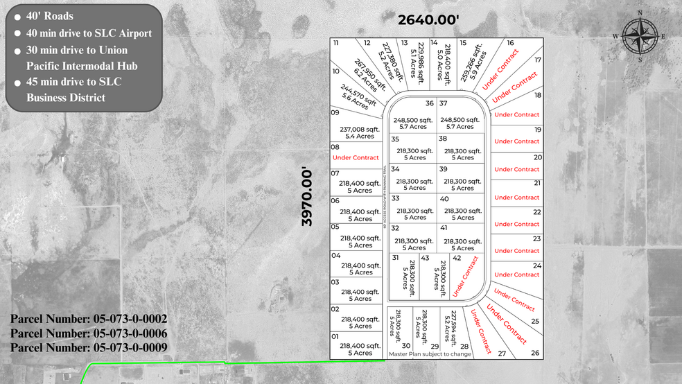 1100 West Cortland Road, Grantsville, UT à vendre - Plan de site – Image 1 sur 6