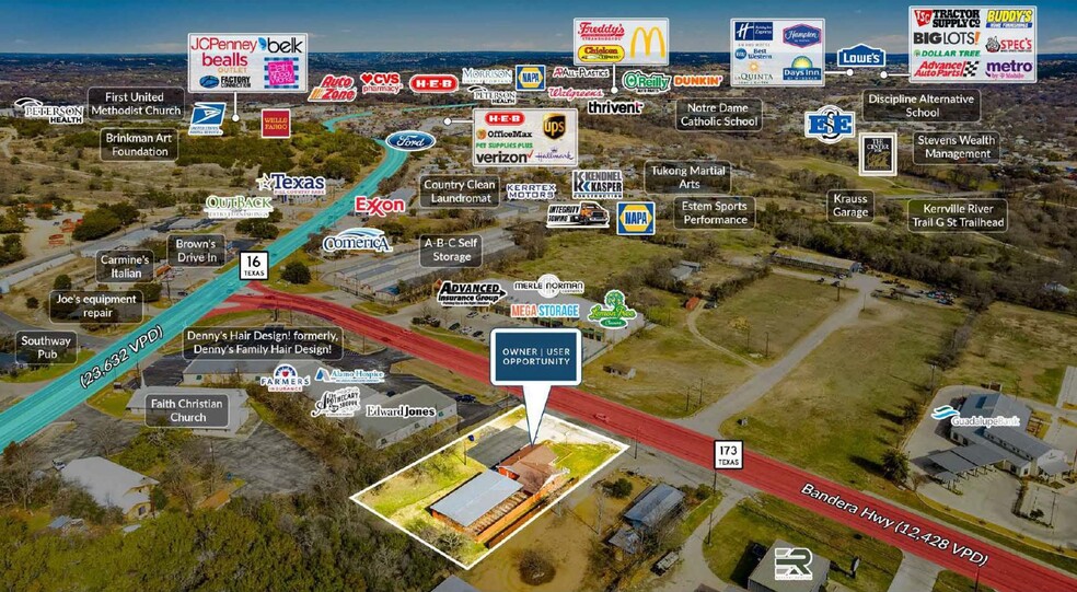 1294 Bandera Hwy, Kerrville, TX à louer - Photo de l’immeuble – Image 2 sur 4