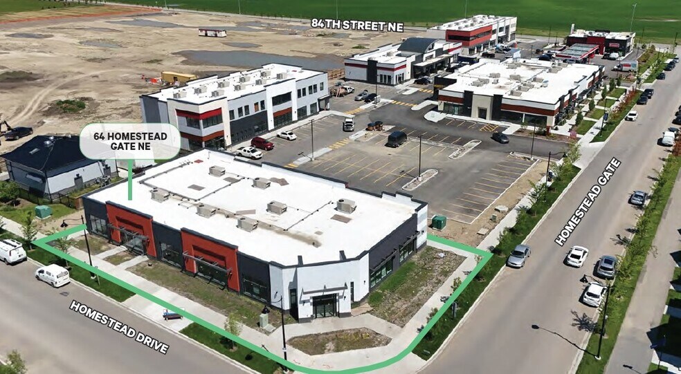 64 Homestead Gate NE, Calgary, AB à louer - Aérien – Image 2 sur 9