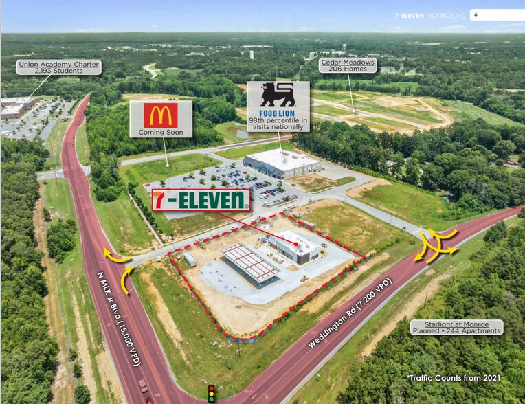 158 N M L King Jr Blvd, Monroe, NC à vendre - Photo de l’immeuble – Image 3 sur 4