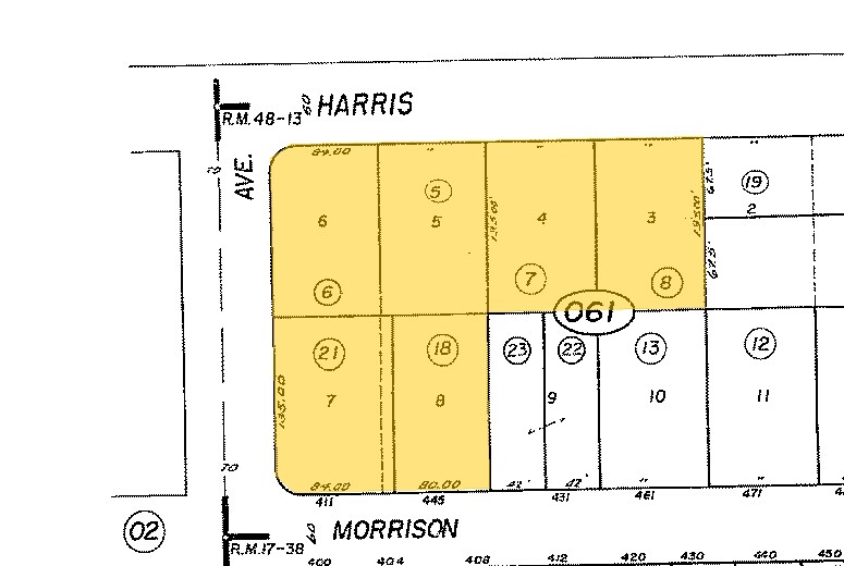400 Harris Ave, Sacramento, CA à vendre - Plan cadastral – Image 2 sur 8