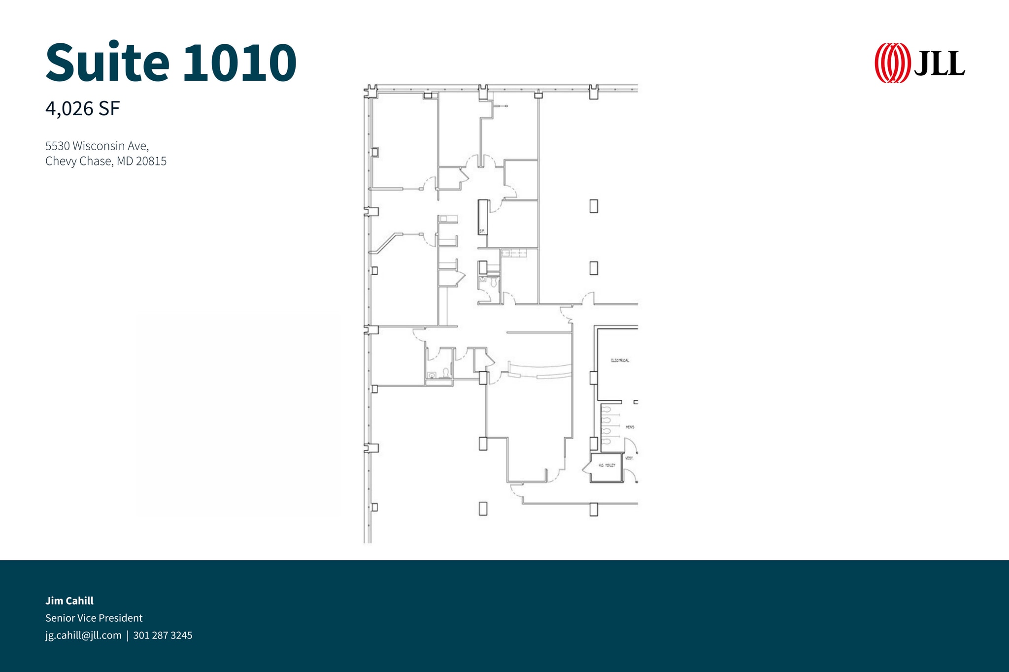 5530 Wisconsin Ave, Chevy Chase, MD à louer Plan d’étage– Image 1 sur 13