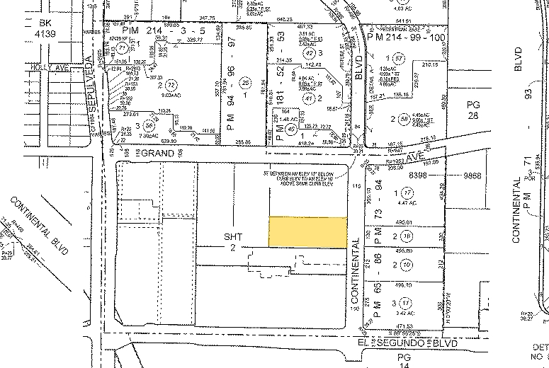 201 Continental Blvd, El Segundo, CA à louer - Plan cadastral – Image 2 sur 9