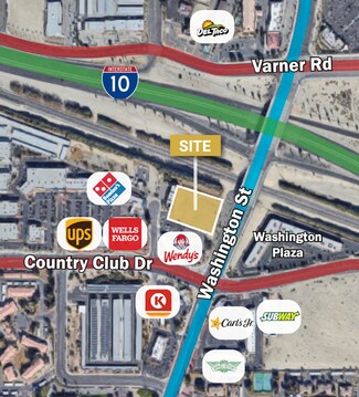 Plus de détails pour Washington St & Country Club Dr, Palm Desert, CA - Terrain à vendre